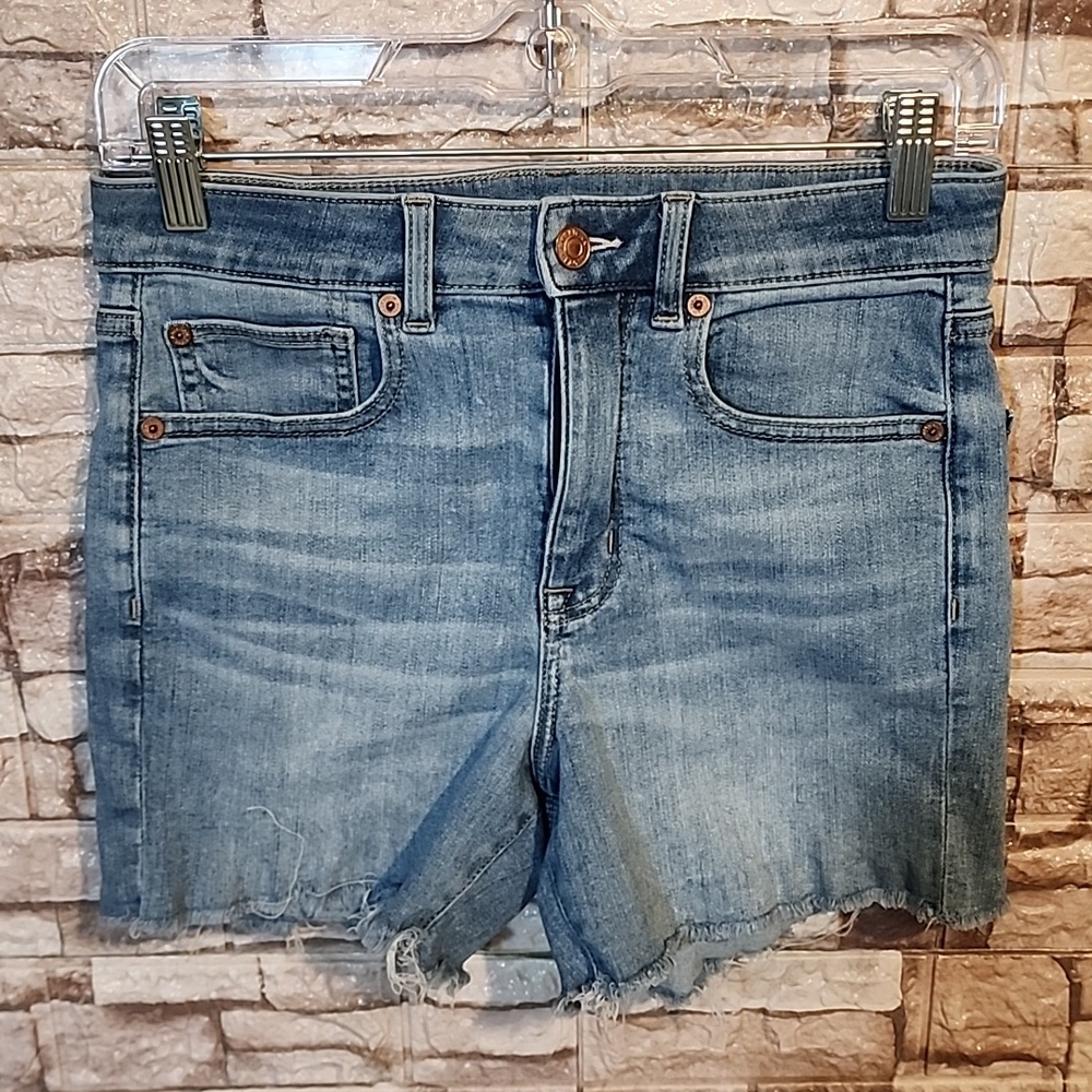 American Eagle Super Stretch Hi Rise Denim Shorts